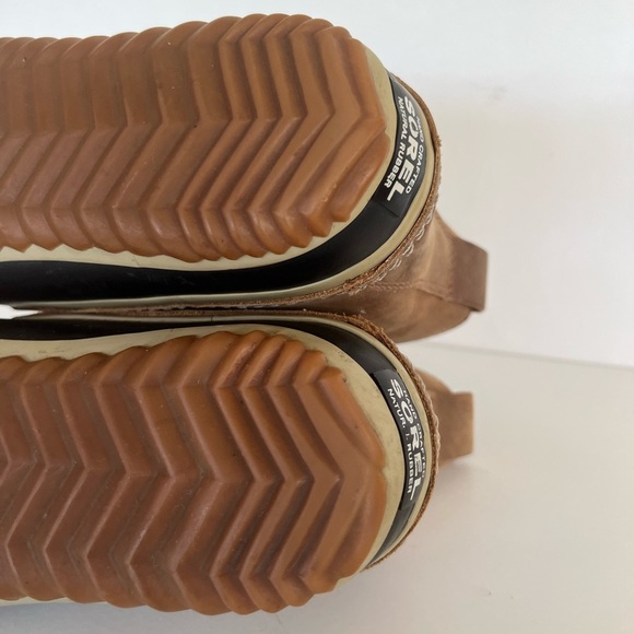 Sorel Women's Out N about Leather Snow Boot, Elk (Tan), size 8 - Picture 11 of 13